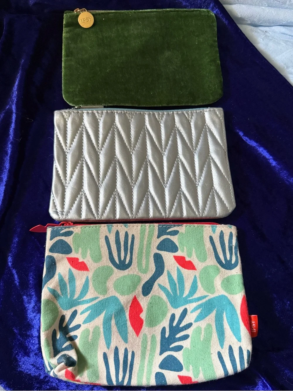 Makeup Bag Bundle - Abstract Greens